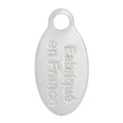 Breloques gouttes 10x5 mm - Fabriqué en France - Argent 925 x4