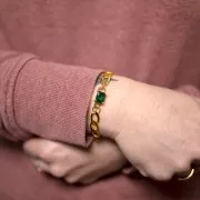 Chaîne maille gourmette 7,9 mm doré x50cm