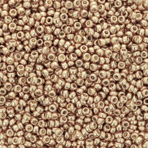 Rocaille Miyuki Duracoat 15/0 4204 - Galvanized Champagne x8g