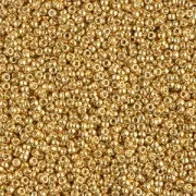 Rocaille Miyuki Duracoat 15/0 4202 - Galvanized Gold x8g