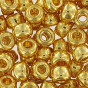 Rocaille Miyuki 8/0 191 - 24kt Gold Plated x5g|raw }}