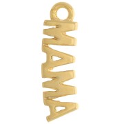 Breloque écriture Mama 12x3.5 mm - Doré x1|raw }}