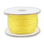 Fil de jade / Fil nylon tressé 0.8 mm Jaune Clair x50 m|raw }}