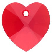 Coeur PureCrystal 6228 18x17.5 mm Light Siam x1