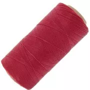Bobine de fil ciré Linhasita pour micro macramé 0.35 mm Rouge Cadmium (677) x448m
