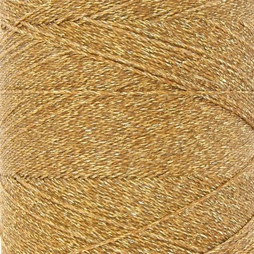 Bobine de fil ciré Linhasita pour micro macramé 0.35 mm - Doré (Ouro) x448m