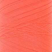 Bobine de fil ciré Linhasita pour micro macramé 0.35 mm - Corail Fluo (394) x448m