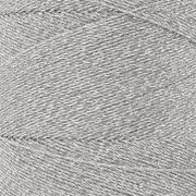 Bobine de fil ciré Linhasita pour micro macramé 0.35 mm - Argenté (Prata) x448m