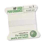 Fil Nylon Power High Performance 0.35 mm - Blanc x2m