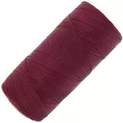 Bobine de fil ciré Linhasita pour micro macramé 0.35 mm - Burgundy (60) x448m