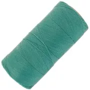 Bobine de fil ciré Linhasita pour micro macramé 0.35mm Green Turquoise (224) x448m