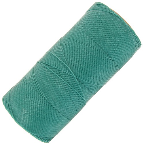Bobine de fil ciré Linhasita pour micro macramé 0.35mm Green Turquoise (224) x448m