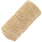Bobine de fil ciré Linhasita pour micro macramé 0.35 mm - Straw (18) x448m|raw }}