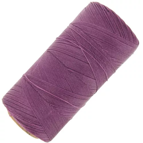 Bobine de fil ciré Linhasita pour micro macramé 0.35 mm - Amethyst (359) x448m