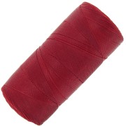 Bobine de fil ciré Linhasita pour micro macramé 0.35 mm - Dark Red (44) x448m