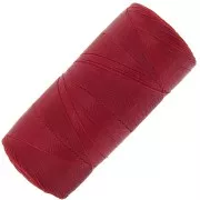 Bobine de fil ciré Linhasita pour micro macramé 0.35 mm - Dark Red (44) x448m