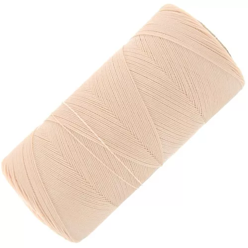 Bobine de fil ciré Linhasita pour micro macramé 0.35 mm - Sand (924) x448m