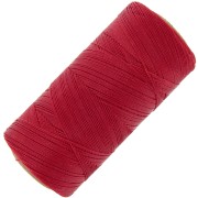 Bobine de fil ciré Linhasita pour micro macramé 0.35 mm - Red (233) x448m