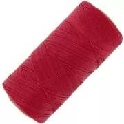 Bobine de fil ciré Linhasita pour micro macramé 0.35 mm - Red (233) x448m