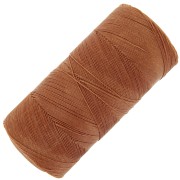 Bobine de fil ciré Linhasita pour micro macramé 0.35 mm - Camel Brown (498) x448m|raw }}