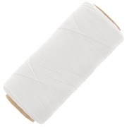 Bobine de fil ciré Linhasita pour micro macramé 0.35 mm - Blanc (BCO ALV) x448m