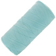 Bobine de fil ciré Linhasita pour micro macramé 0.35 mm - Bleu azur (605) x448m
