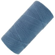 Bobine de fil ciré Linhasita pour micro macramé 0.35 mm - Bleu capri (226) x448m|raw }}