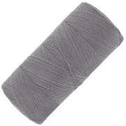 Bobine de fil ciré Linhasita pour micro macramé 0.35 mm - Grey (208) x448m
