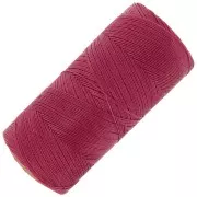 Bobine de fil ciré Linhasita pour micro macramé 0.35 mm - Framboise (235) x448m