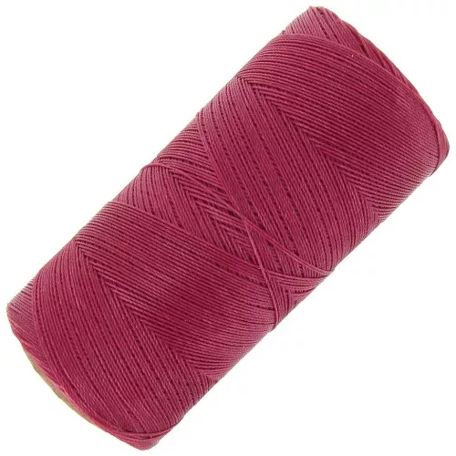 Bobine de fil ciré Linhasita pour micro macramé 0.35 mm - Framboise (235) x448m