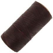 Bobine de fil ciré Linhasita pour micro macramé 0.35 mm - Brown (259) x448m|raw }}