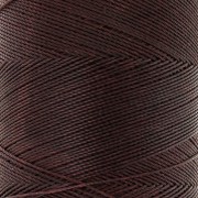 Bobine de fil ciré Linhasita pour micro macramé 0.35 mm - Brown (259) x448m