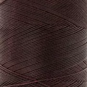 Bobine de fil ciré Linhasita pour micro macramé 0.35 mm - Brown (259) x448m