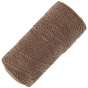 Bobine de fil ciré Linhasita pour micro macramé 0.35 mm - Café au lait (612) x448m