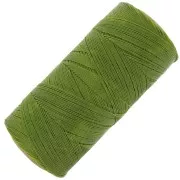 Bobine de fil ciré Linhasita pour micro macramé 0.35 mm - Grass Green (352) x448m