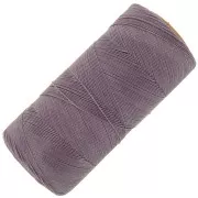 Bobine de fil ciré Linhasita pour micro macramé 0.35 mm Sangria Purple (287) x448m