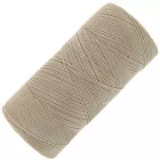 Bobine de fil ciré Linhasita pour micro macramé 0.35 mm - Beige (05) x448m