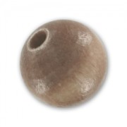 Perles rondes en bois 8 mm Taupe x20