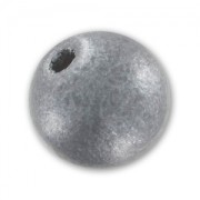 Perles rondes en bois 8 mm Argenté x20|raw }}