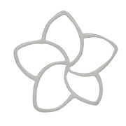 Intercalaire fleur de cerisier 8 mm - Argent 925 x1