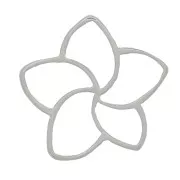 Intercalaire fleur de cerisier 8 mm - Argent 925 x1