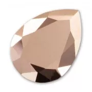 Cabochon PureCrystal 4320 14x10 mm Crystal Rose Gold x1
