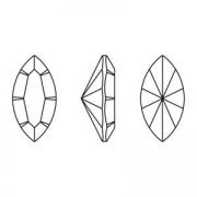 Navette PureCrystal 4228 15x7 mm Crystal Rose Gold