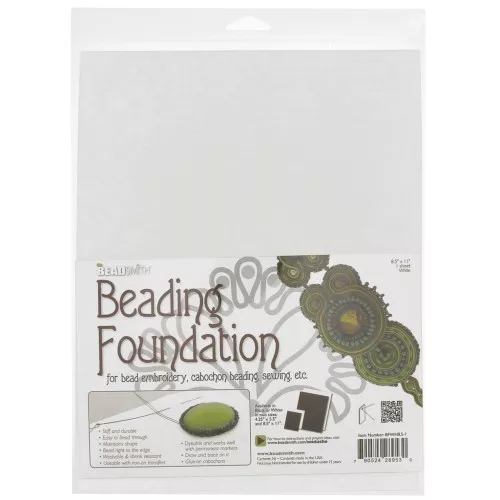 Coupon de feutrine pour broderie 28x22 cm - Blanc x1