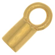 Embouts pour cordon 2 mm - Plaqué Or 3 microns x4|raw }}