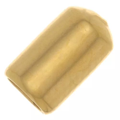 Embouts tubes de finition pour cordon 3 mm - Plaqué Or 3 microns x1