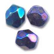 Facettes 4 mm Jet Blue Iris x50