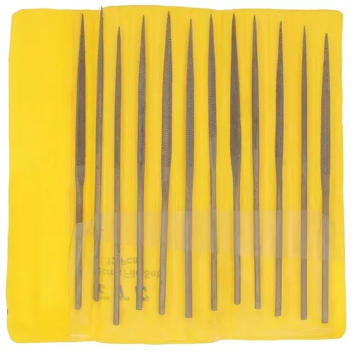 Jeu de 12 limes aiguilles 16 cm - gros grain - outillage pour bijouterie