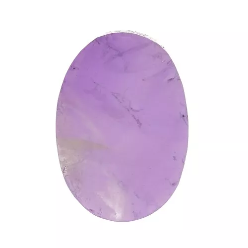 Cabochon plat ovale - palet - 6x4 mm en pierre gemme - Amethyste x1