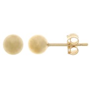 Clous d'oreilles boules 5 mm - Gold Filled (or laminé) x2